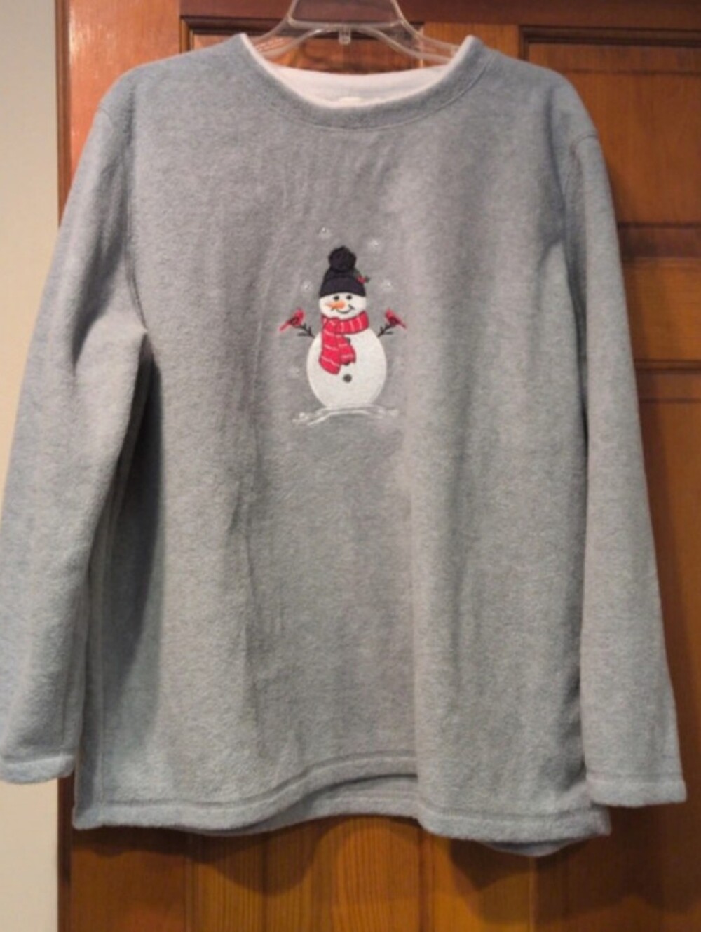 Fleece Snowman Sweatshirt